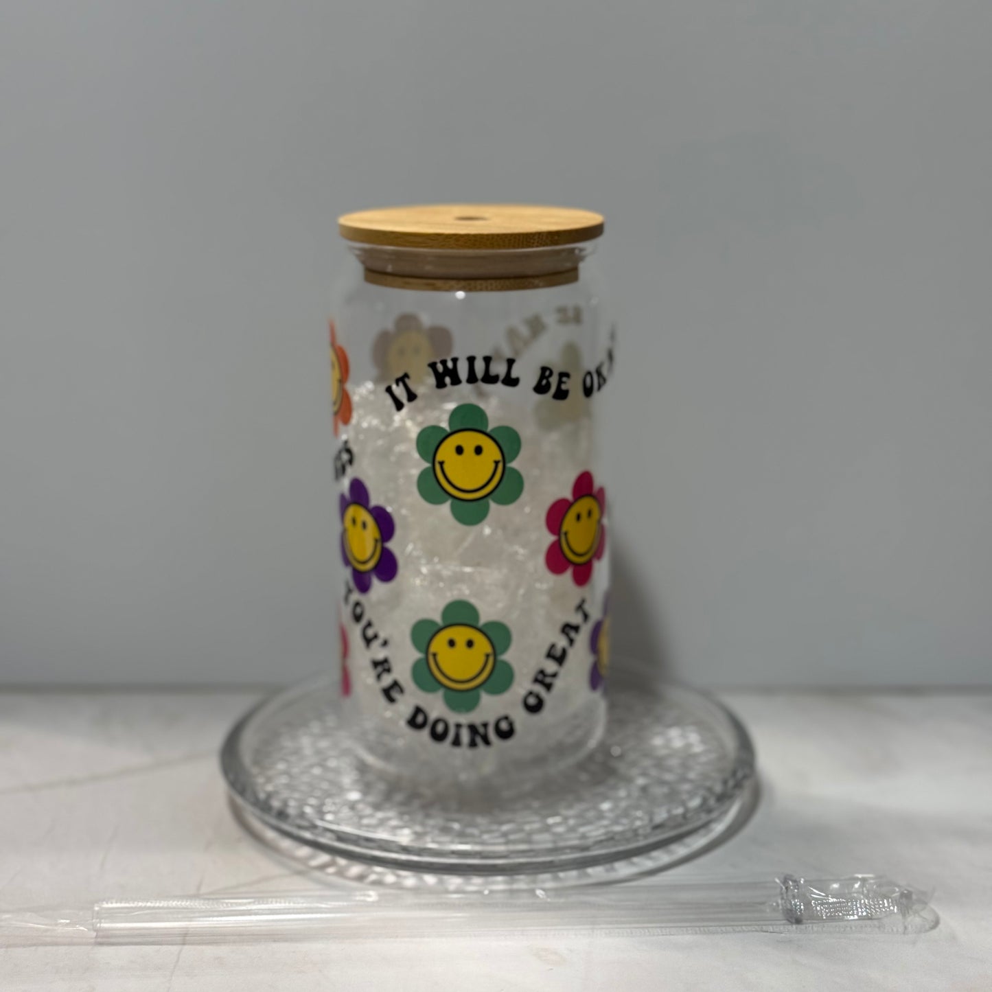 Pre Made 16oz Glass Can