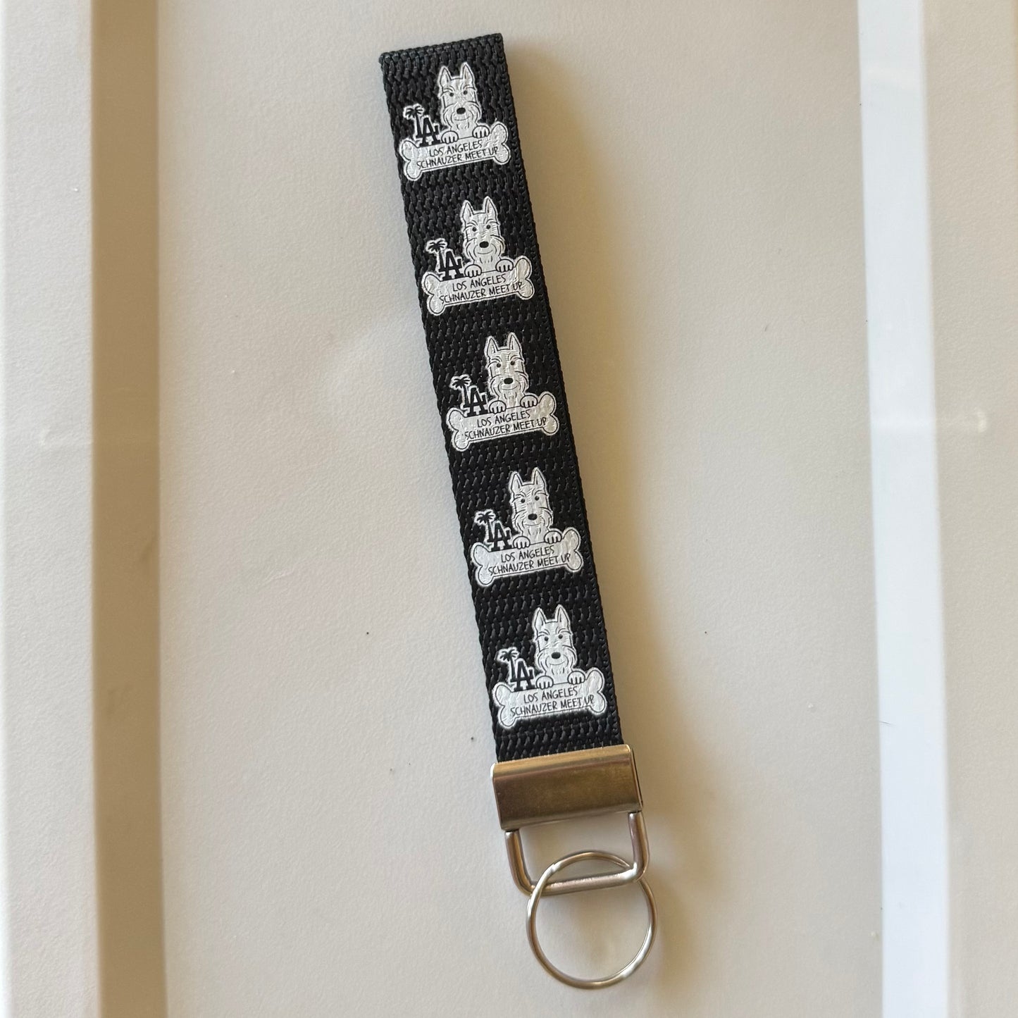 LA Schnauzer Meet Up Key Fob