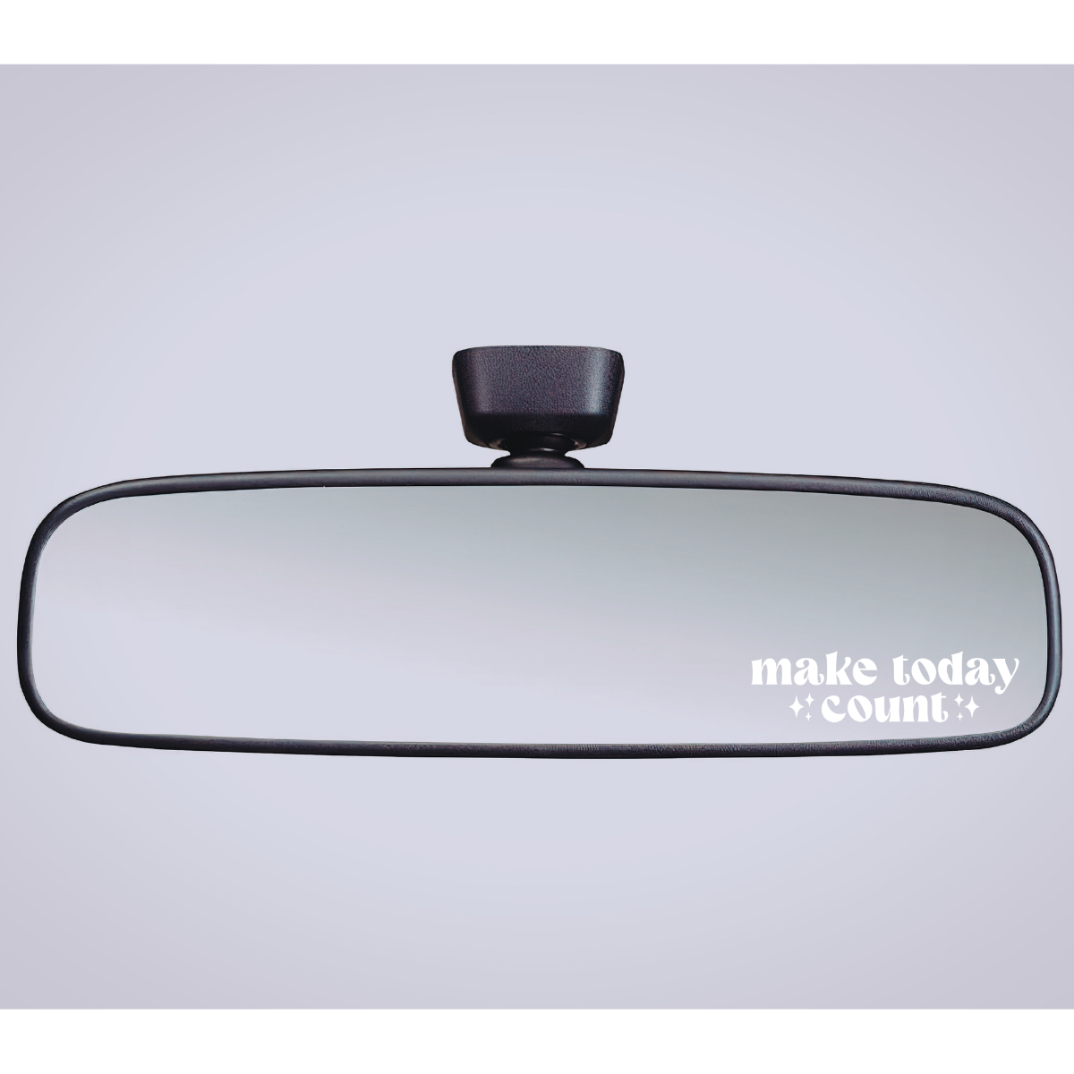 Rear View Mirror Decal