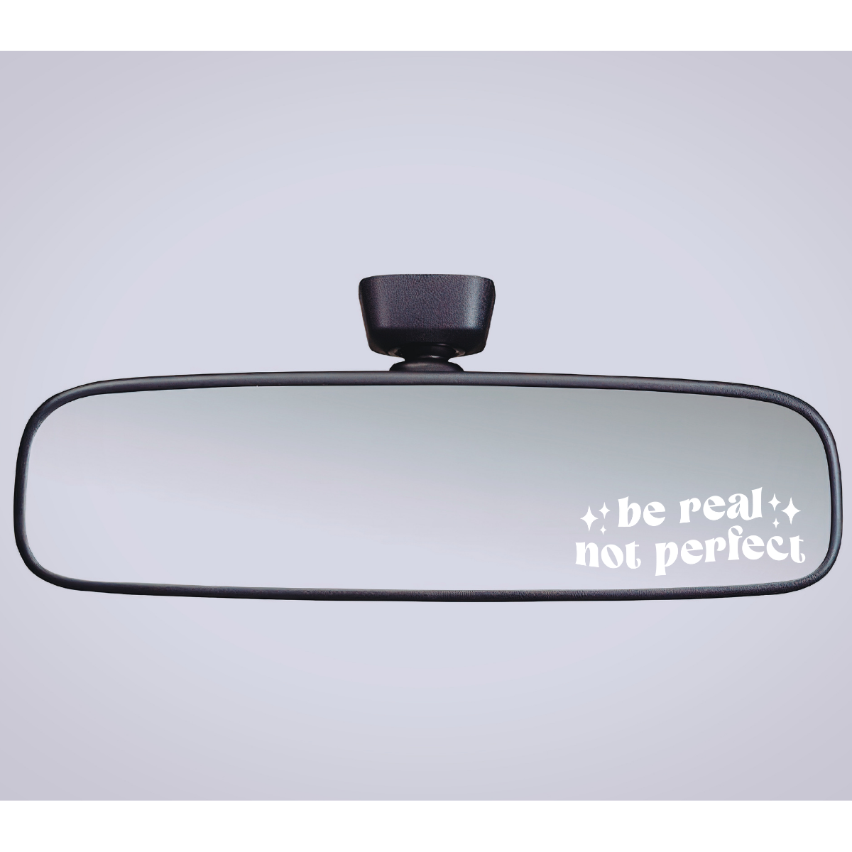 Rear View Mirror Decal
