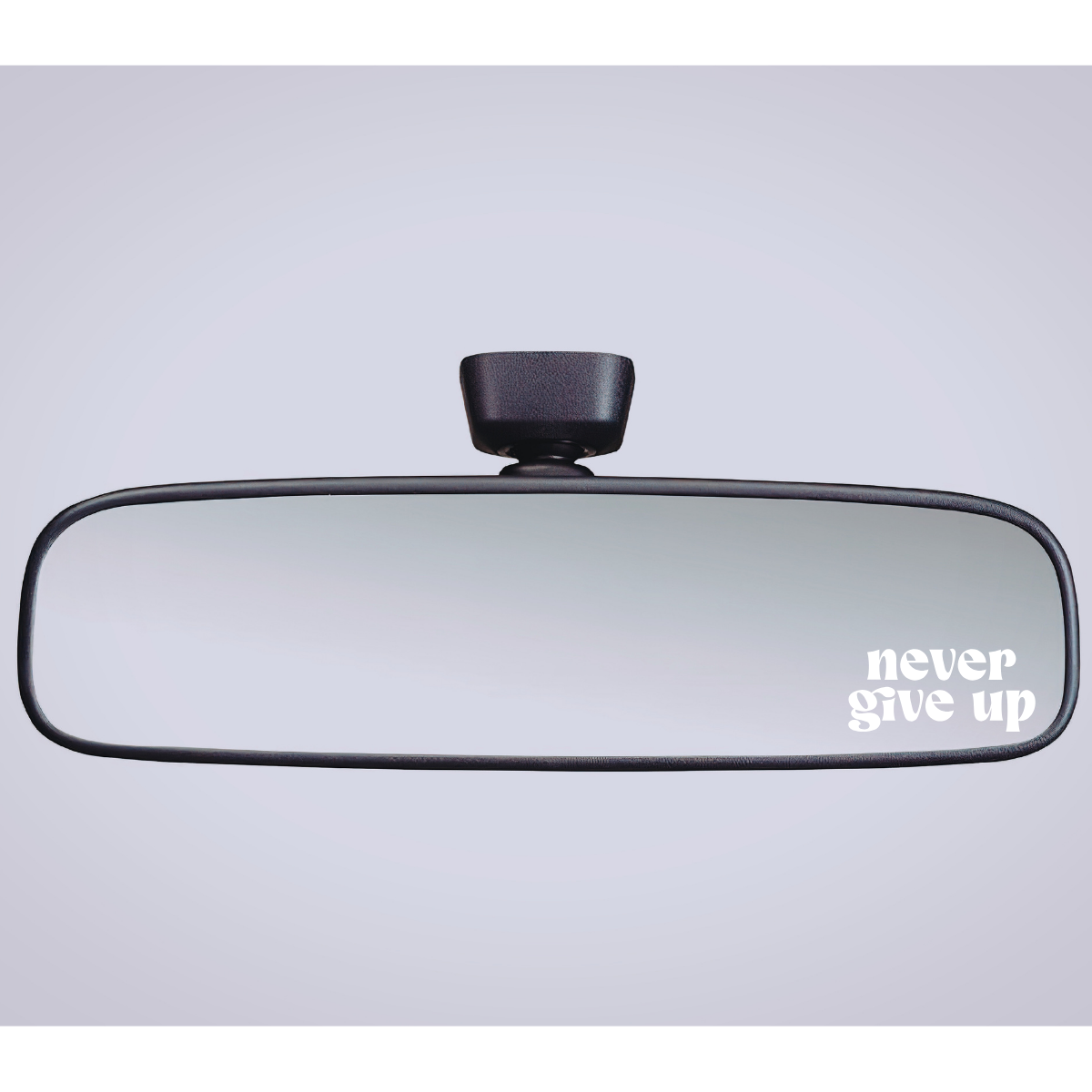 Rear View Mirror Decal