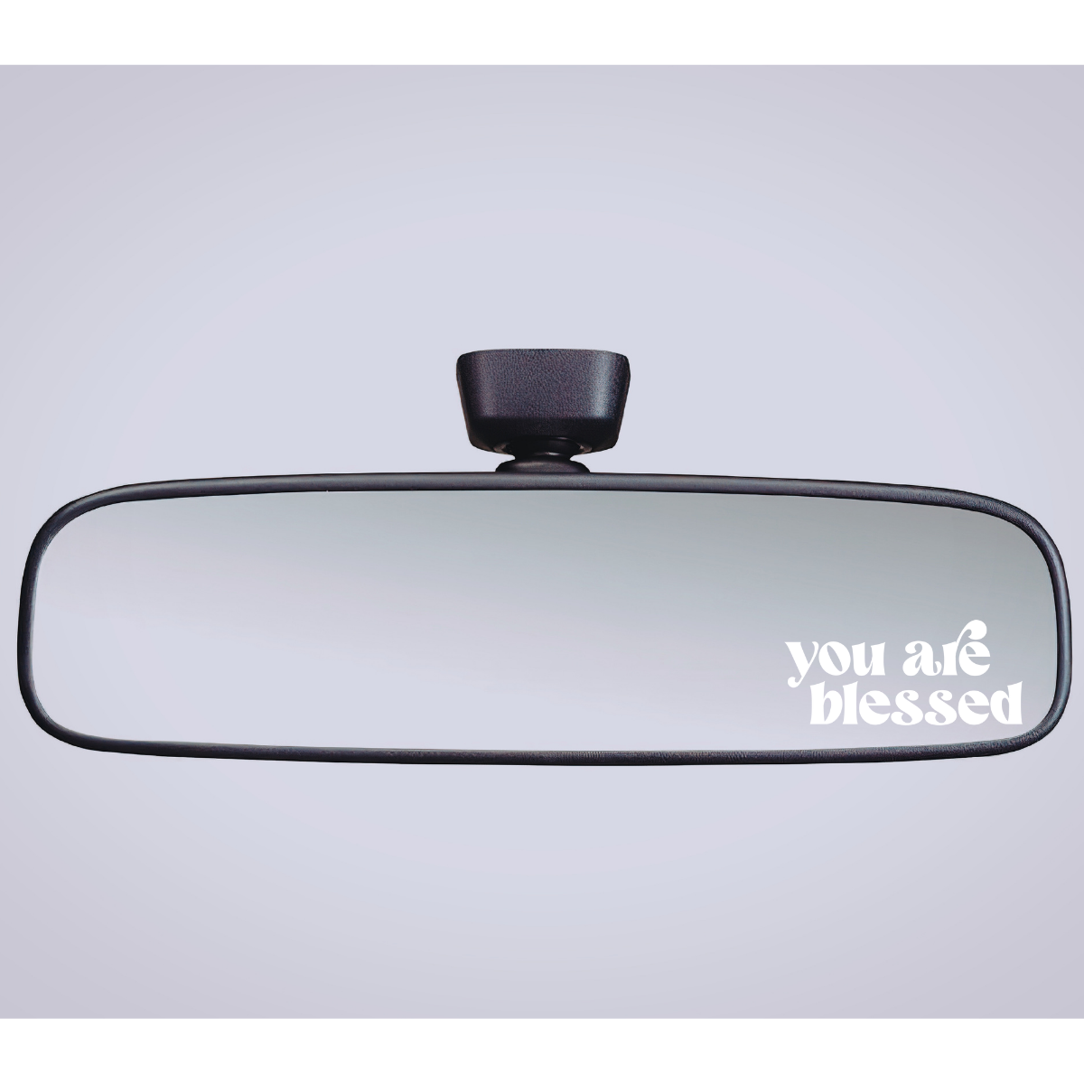 Rear View Mirror Decal