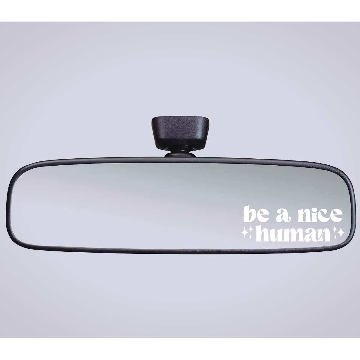 Rear View Mirror Decal