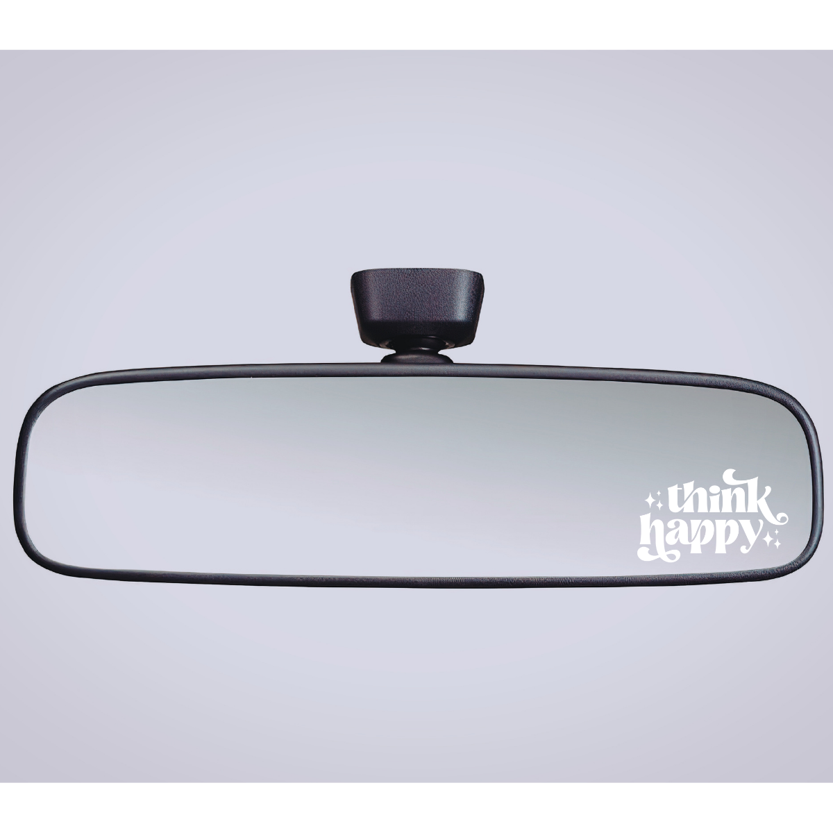 Rear View Mirror Decal