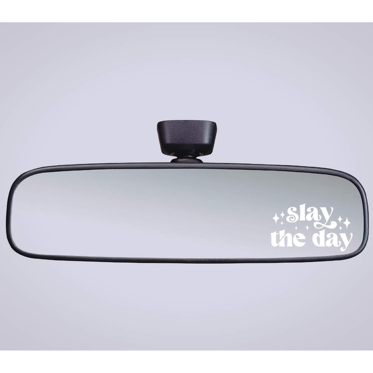 Rear View Mirror Decal